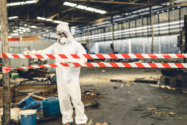 Professional Crime Scene Cleanup technician working in Taftville, CT